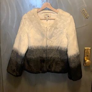 Yumi Faux Fur Cropped Jacket